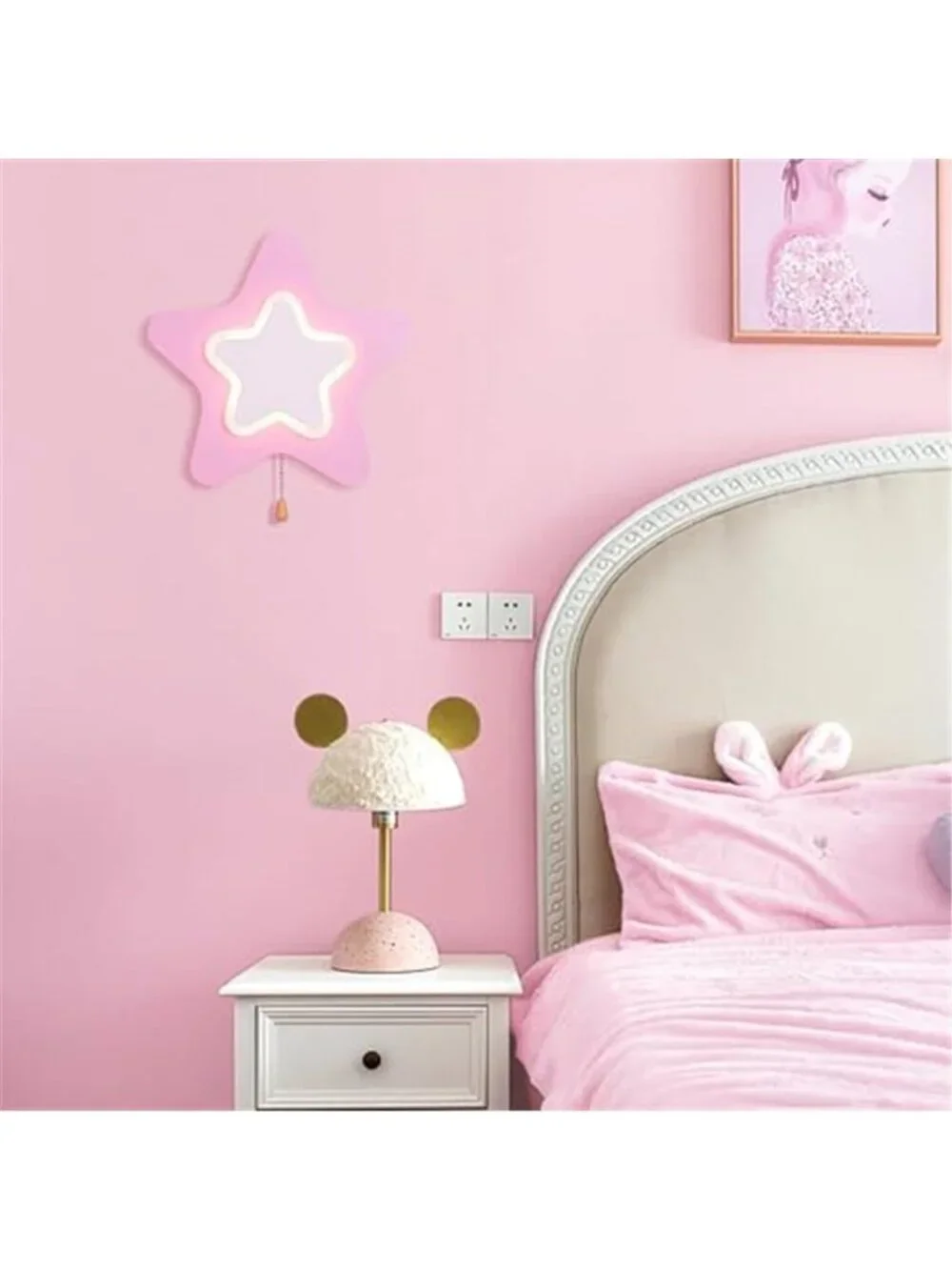 Pink Peel & Stick Wallpaper Removable Self Adhesive Vinyl Contact Paper 14 Sq Ft